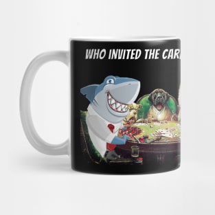 Who invited the card shark Mug